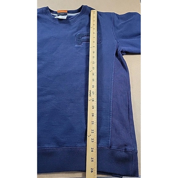 Vintage 90s Reebok Crewneck Sweatshirt Men LARGE Navy Embroidered AND1 - Picture 3 of 10